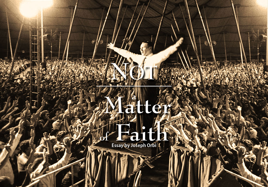 NOT a Matter of Faith book cover